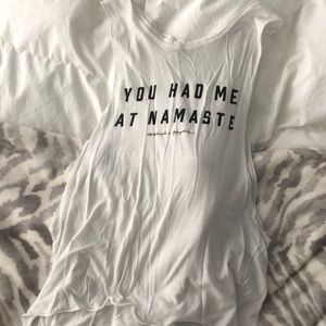 SPIRITUAL GANGSTER “you had me at namaste” tank